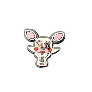 White Pink Foxy Jibbitz Charm One Size